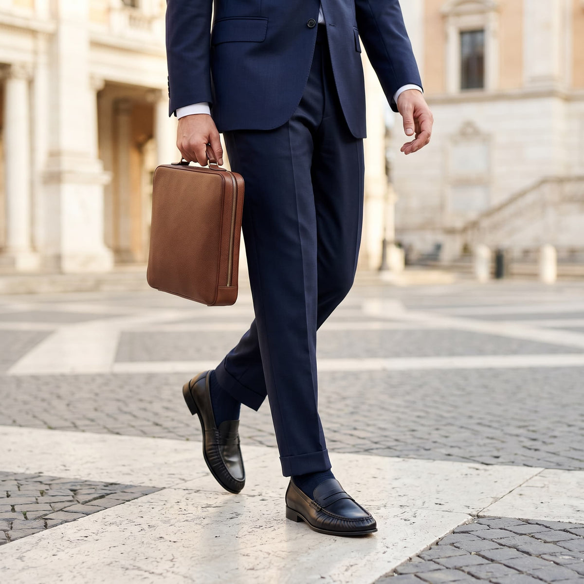 Mocassins Grosvenor em Couro Premium