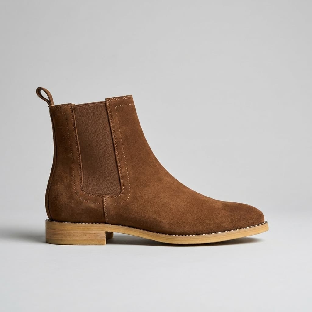 Botas de cano curto Aldbury Martin em camurça