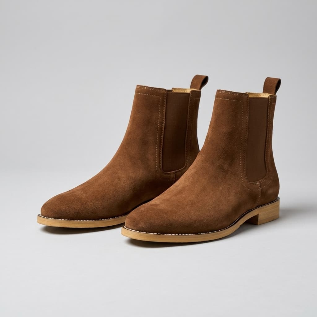 Botas de cano curto Aldbury Martin em camurça