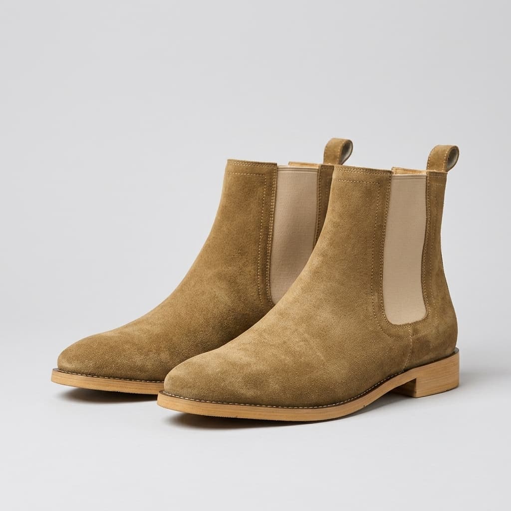Botas de cano curto Aldbury Martin em camurça