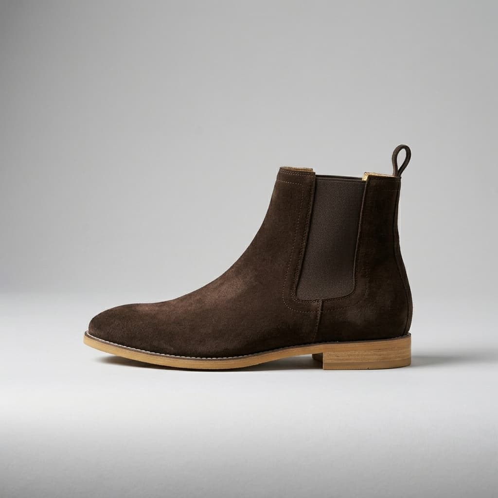 Botas de cano curto Aldbury Martin em camurça