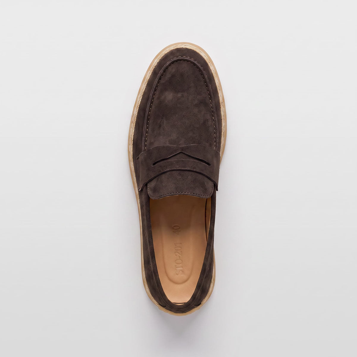 Loafer Espadrille Ashby em Camurça Premium