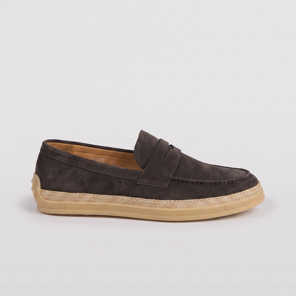 Loafer Espadrille Ashby em Camurça Premium
