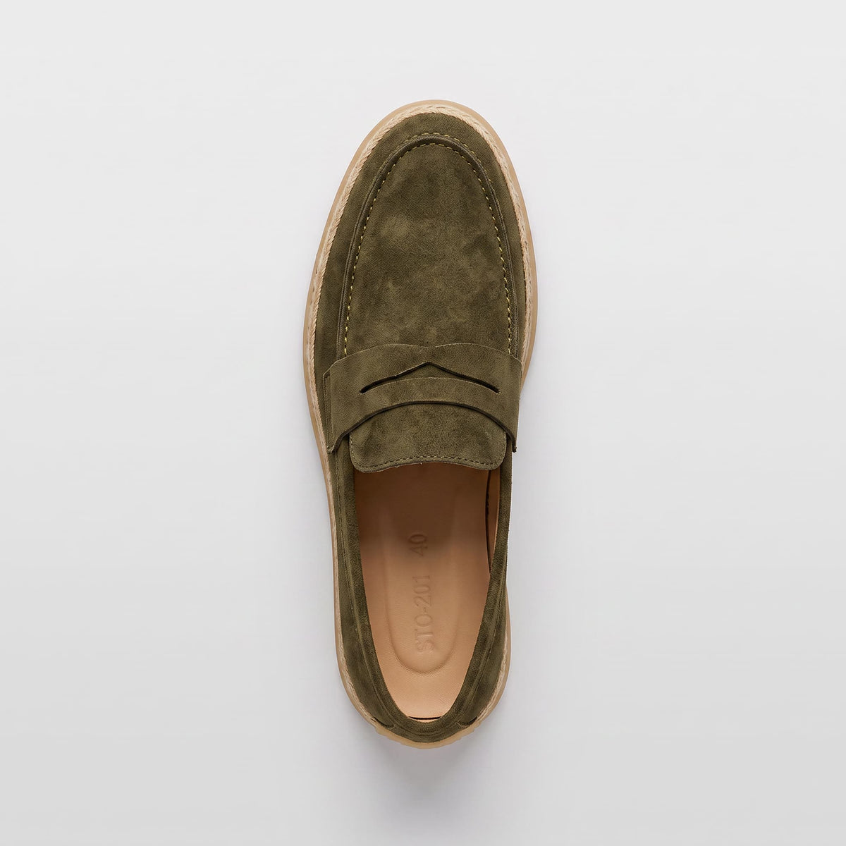 Loafer Espadrille Ashby em Camurça Premium