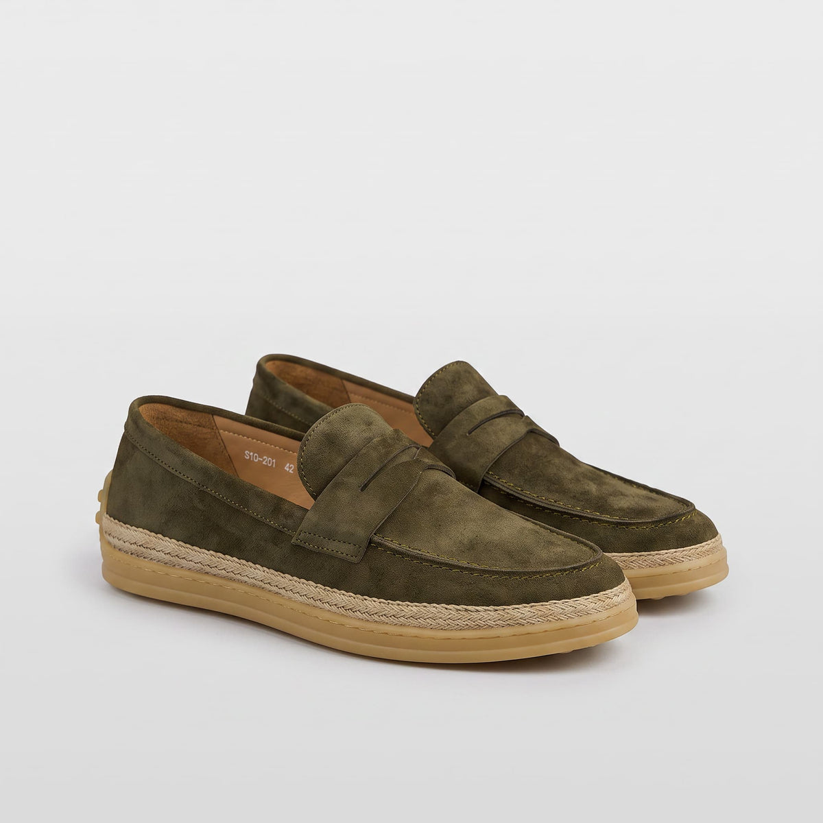 Loafer Espadrille Ashby em Camurça Premium