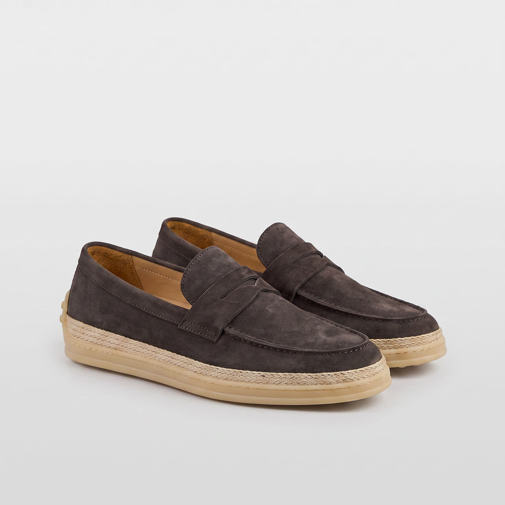 Loafer Espadrille Ashby em Camurça Premium