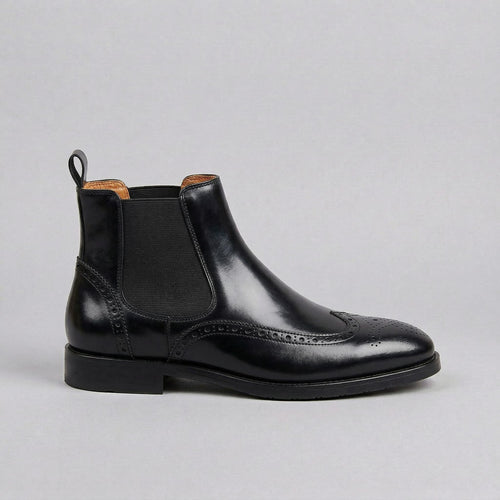 Botas Chelsea Clássicas Ashwicke com Bico Wingtip