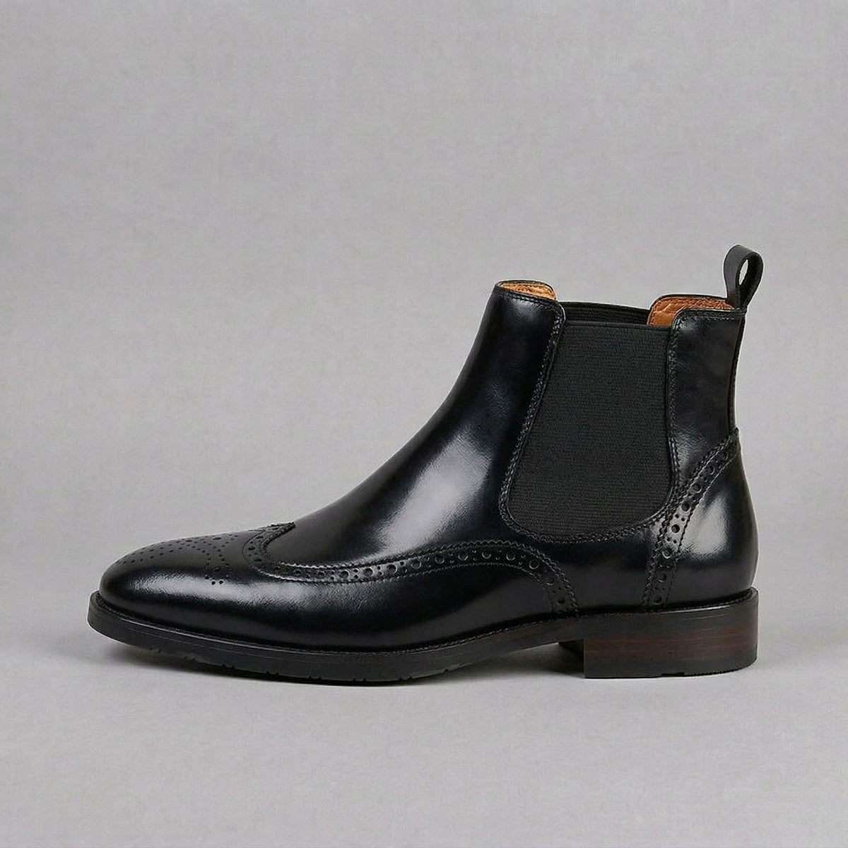 Botas Chelsea Clássicas Ashwicke com Bico Wingtip