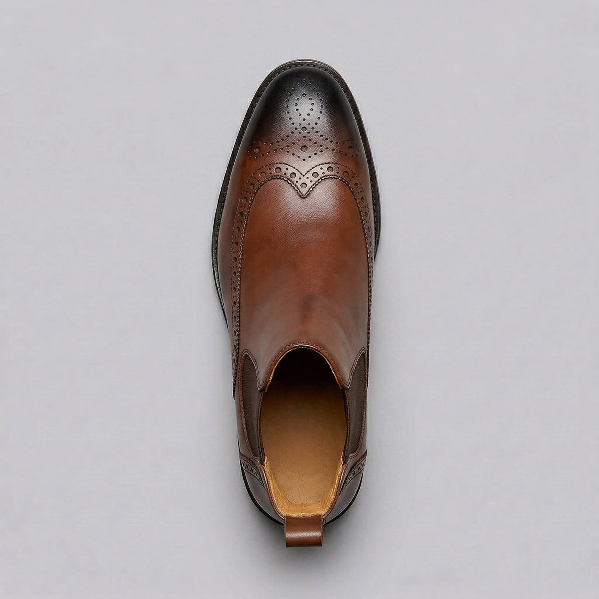 Botas Chelsea Clássicas Ashwicke com Bico Wingtip