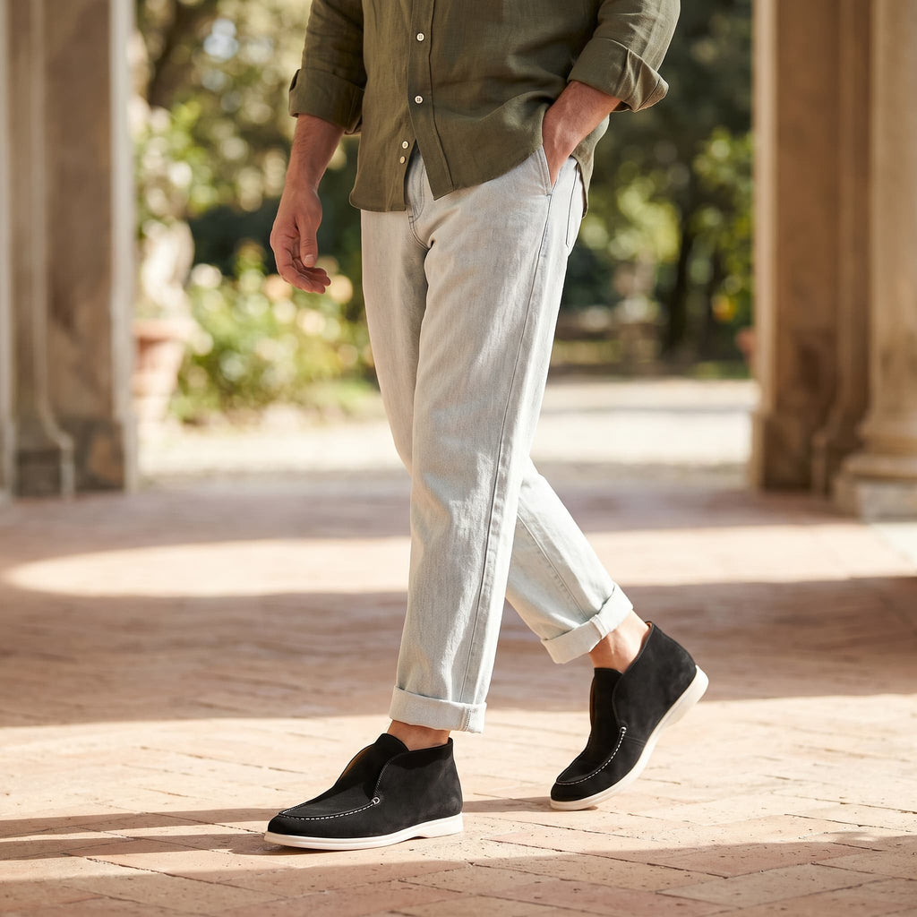 Mocassins Alston de Cano Alto – Estilo e Conforto a Cada Passo