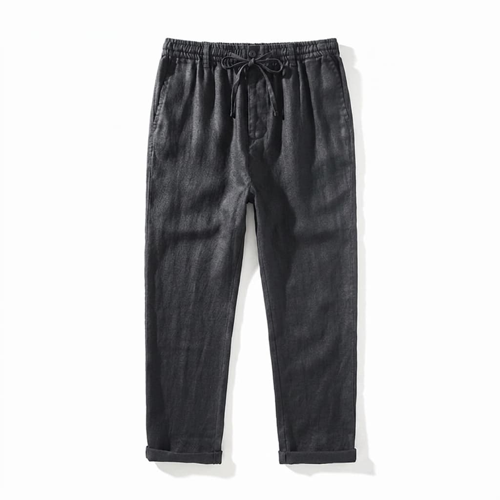 Calça Capri Elegante de Linho
