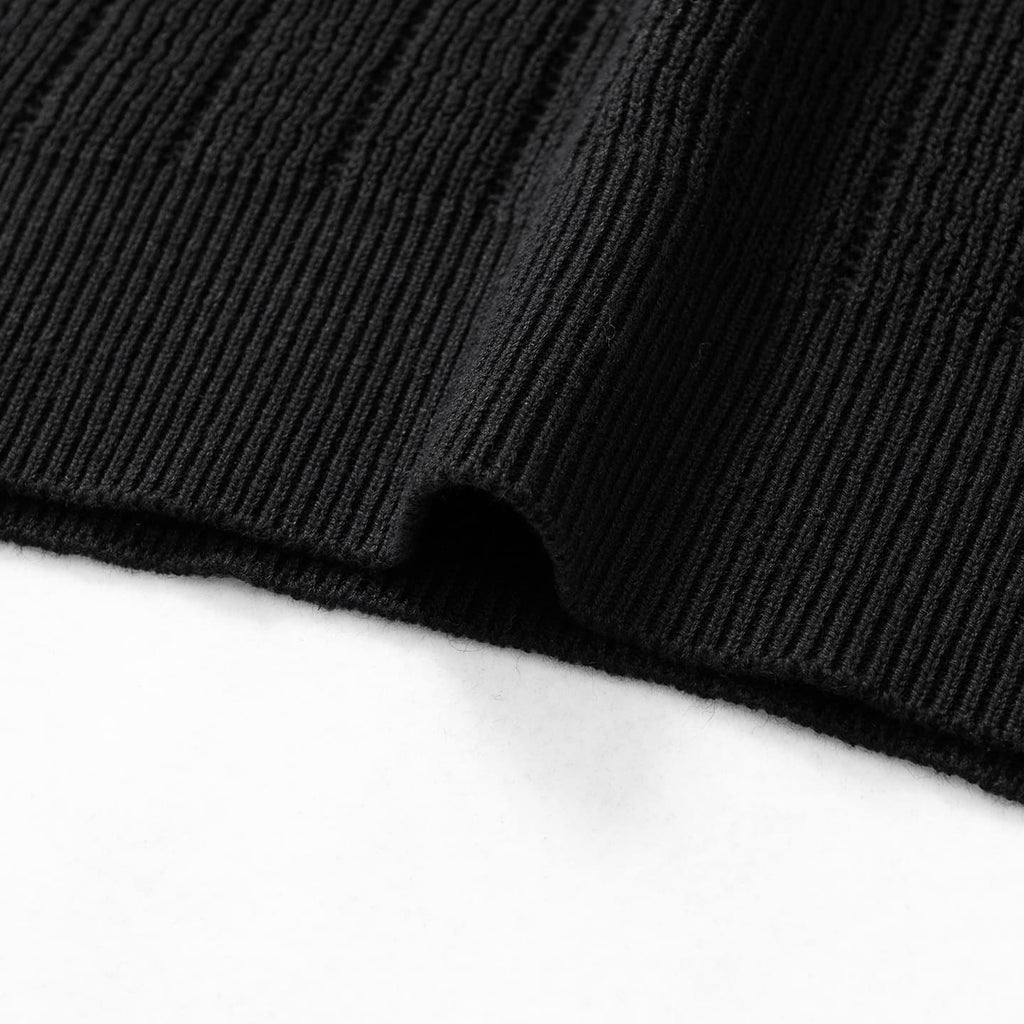 Camisa Polo de Tricô Canelado Texturizado Sestri