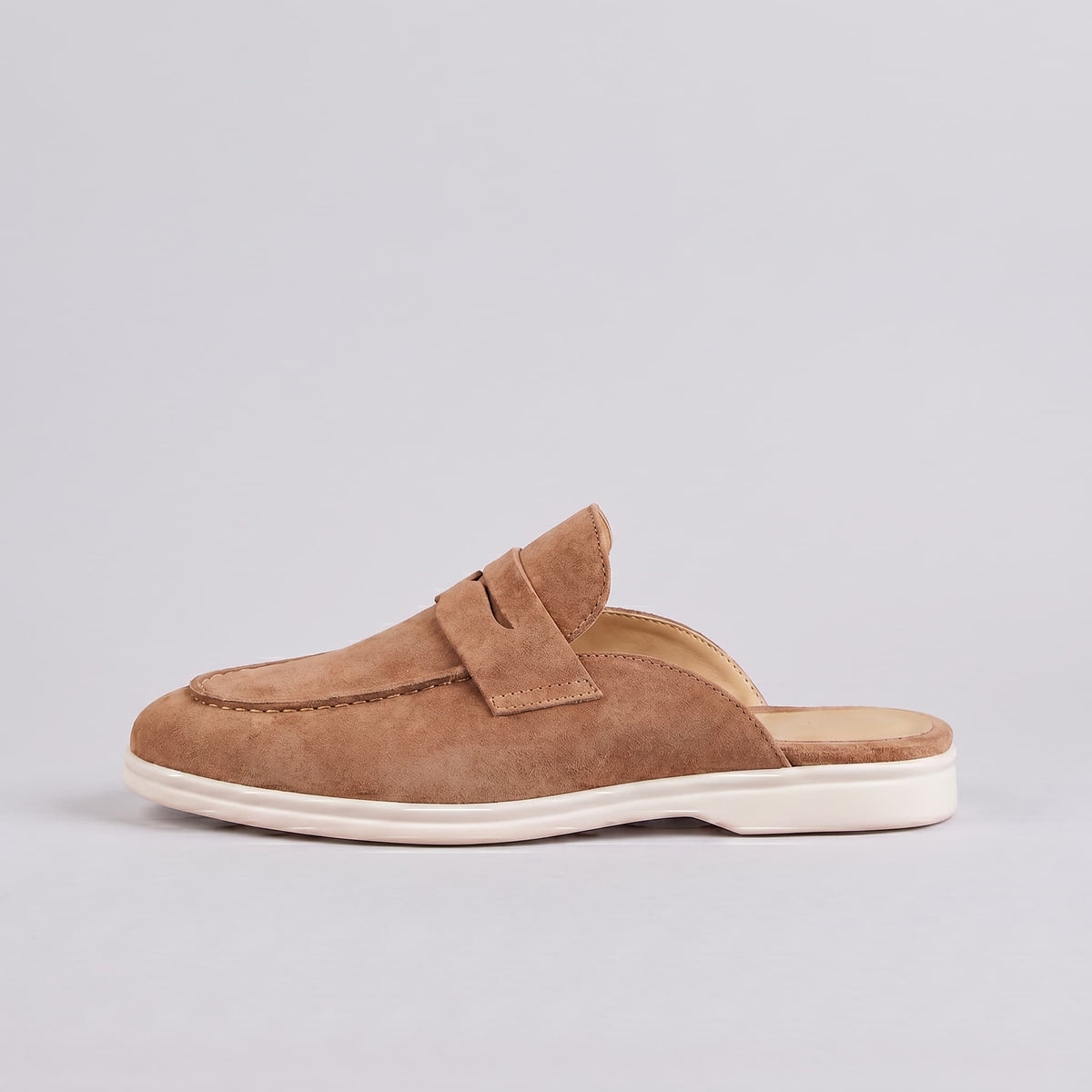 Mule Langford de Camurça Luxuosa