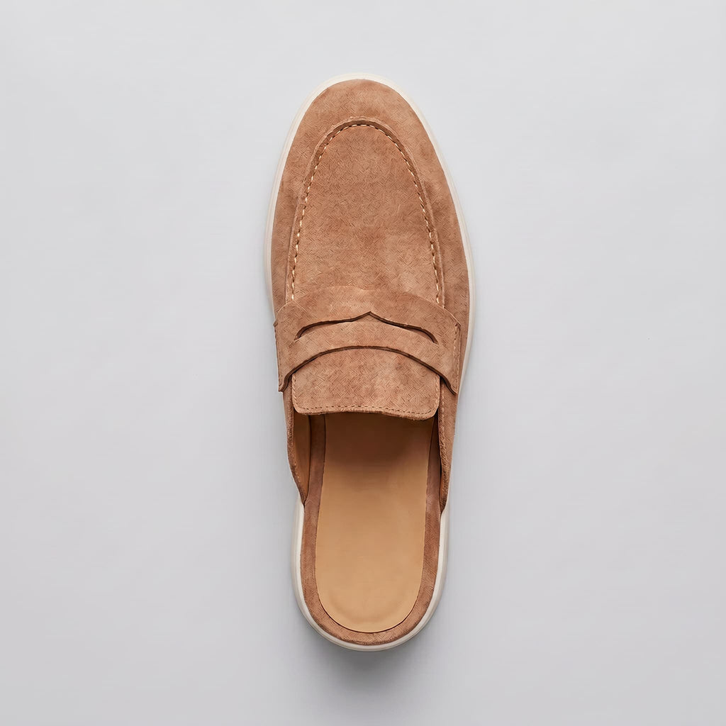 Mule Langford de Camurça Luxuosa