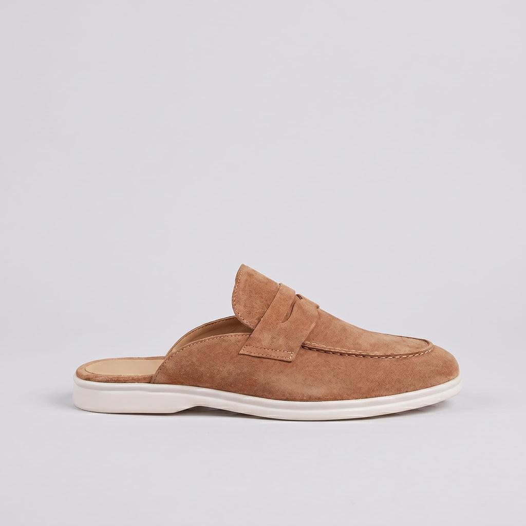 Mule Langford de Camurça Luxuosa