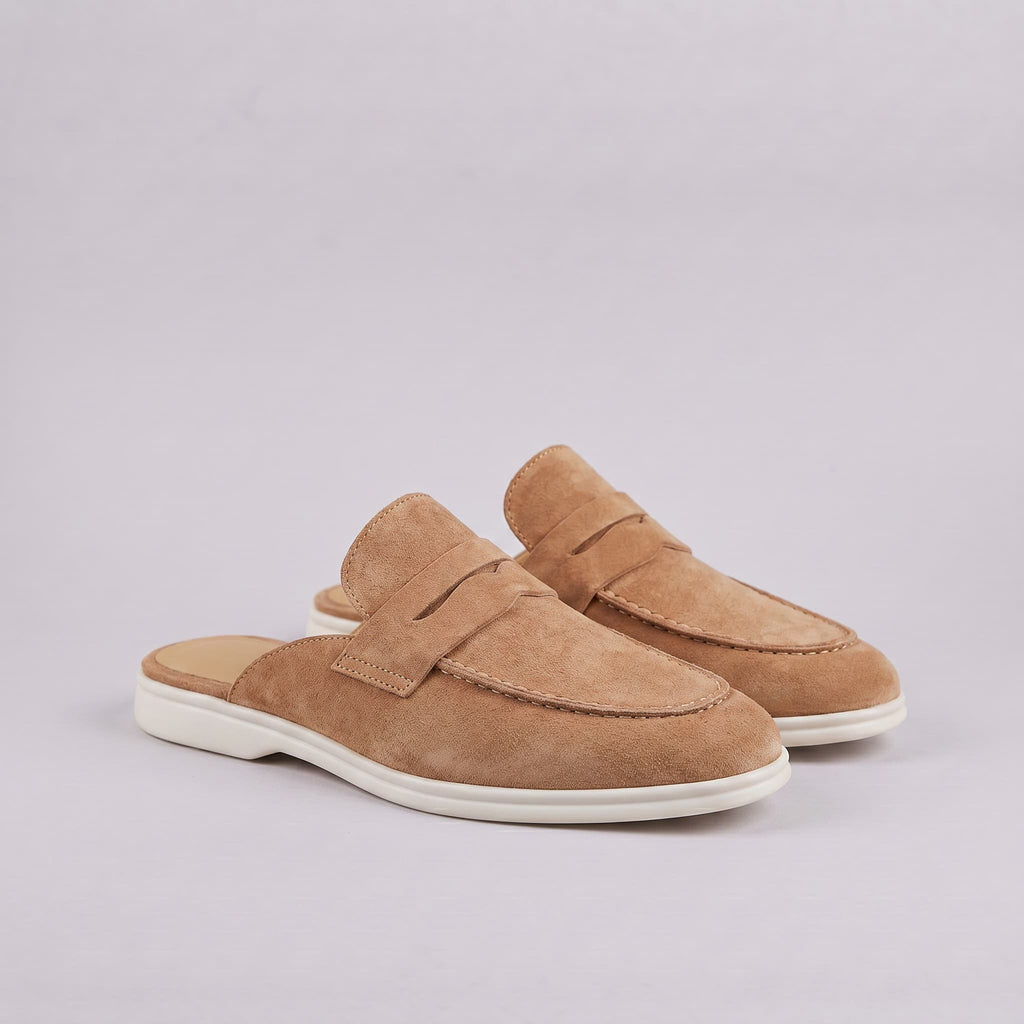 Mule Langford de Camurça Luxuosa