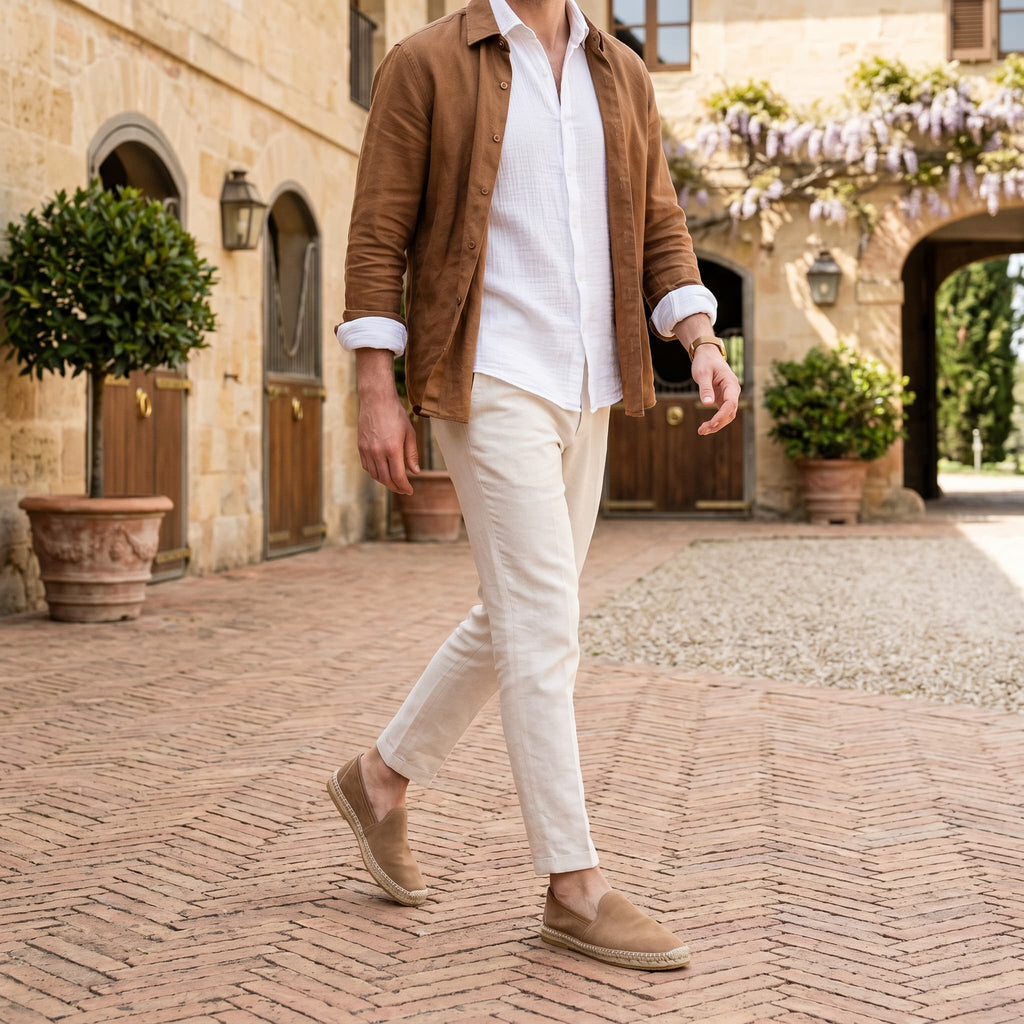 Espadrilles Stanwick de camurça