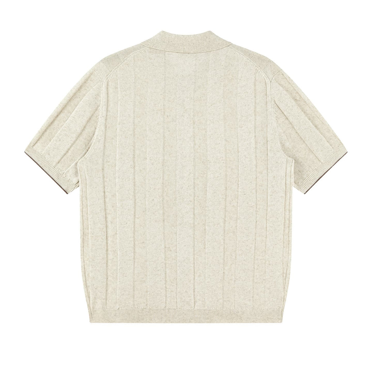Camisa Polo de Tricô Canelado Texturizado Alassio