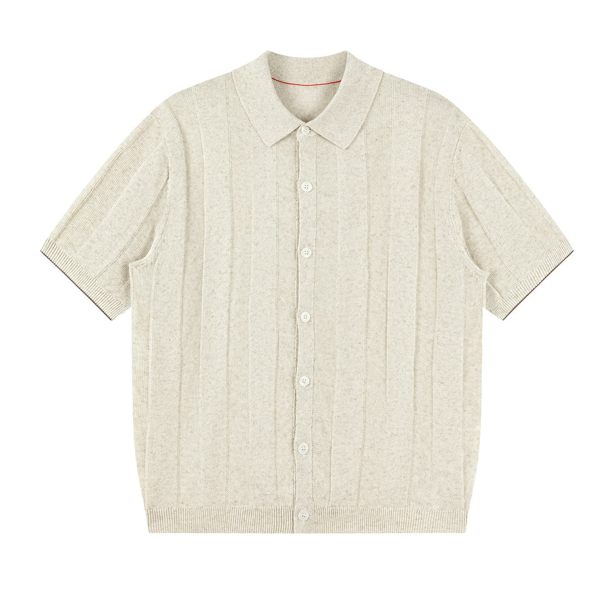 Camisa Polo de Tricô Canelado Texturizado Alassio