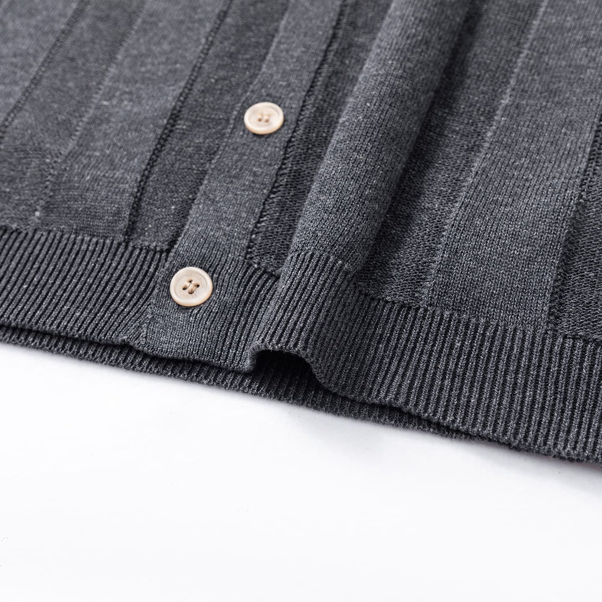 Camisa Polo de Tricô Canelado Texturizado Alassio