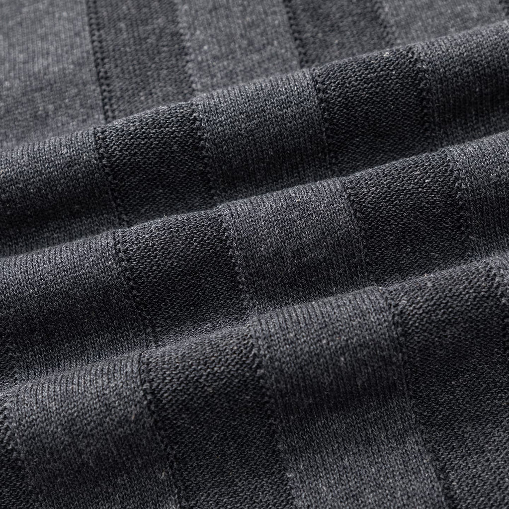 Camisa Polo de Tricô Canelado Texturizado Alassio