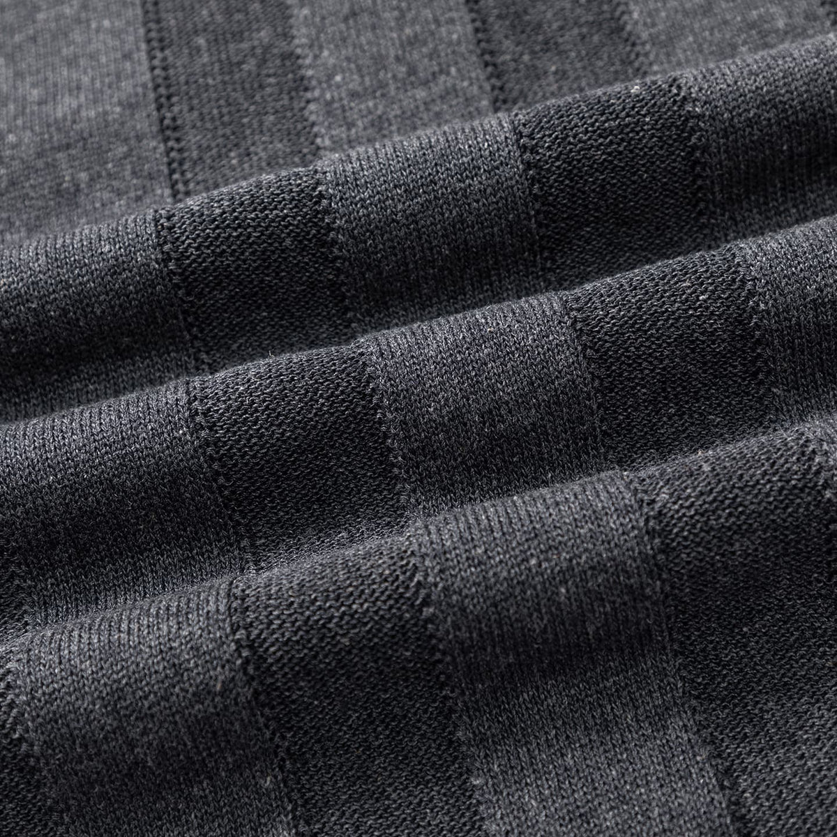 Camisa Polo de Tricô Canelado Texturizado Alassio