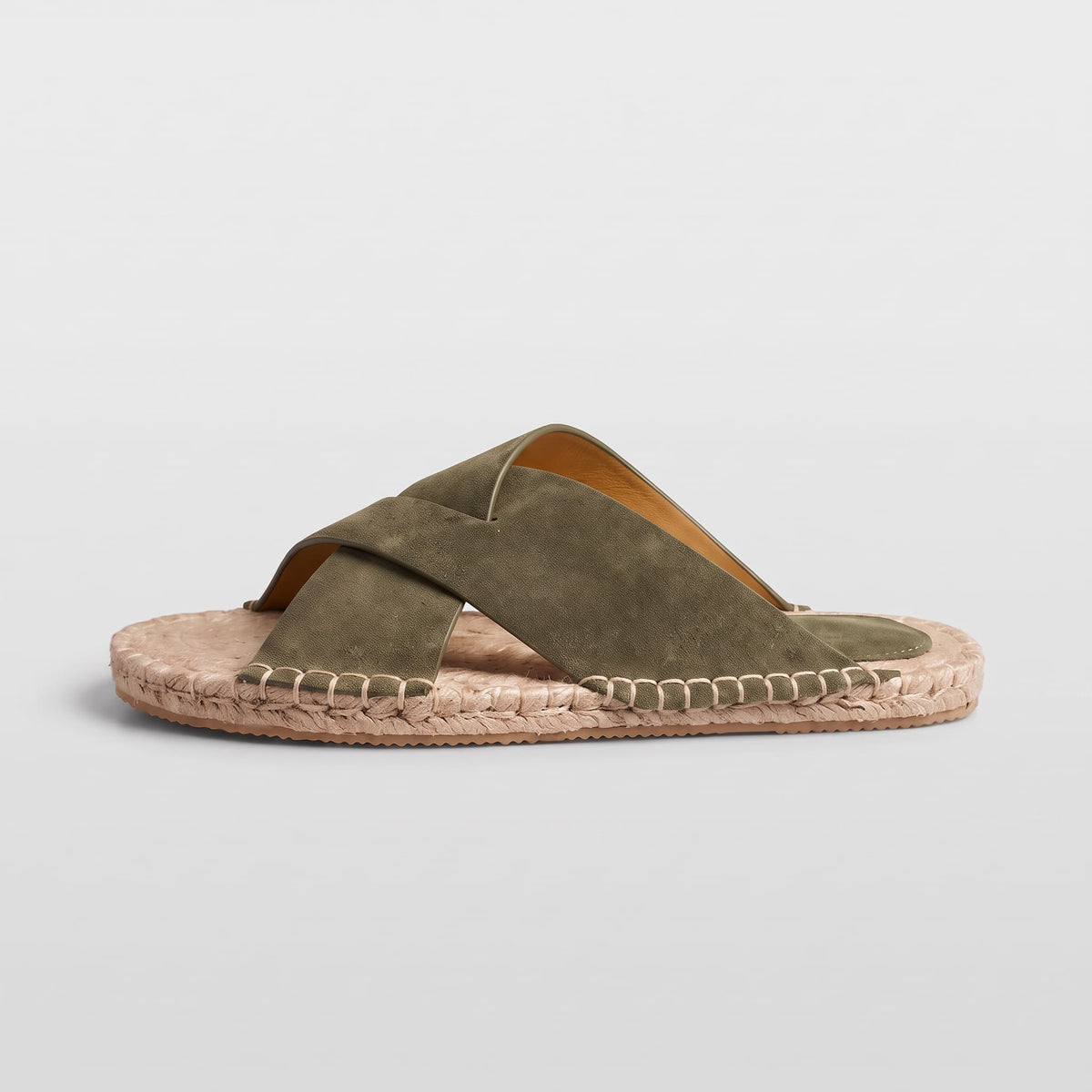 Sandálias Slide Espadrille de Camurça Corsham