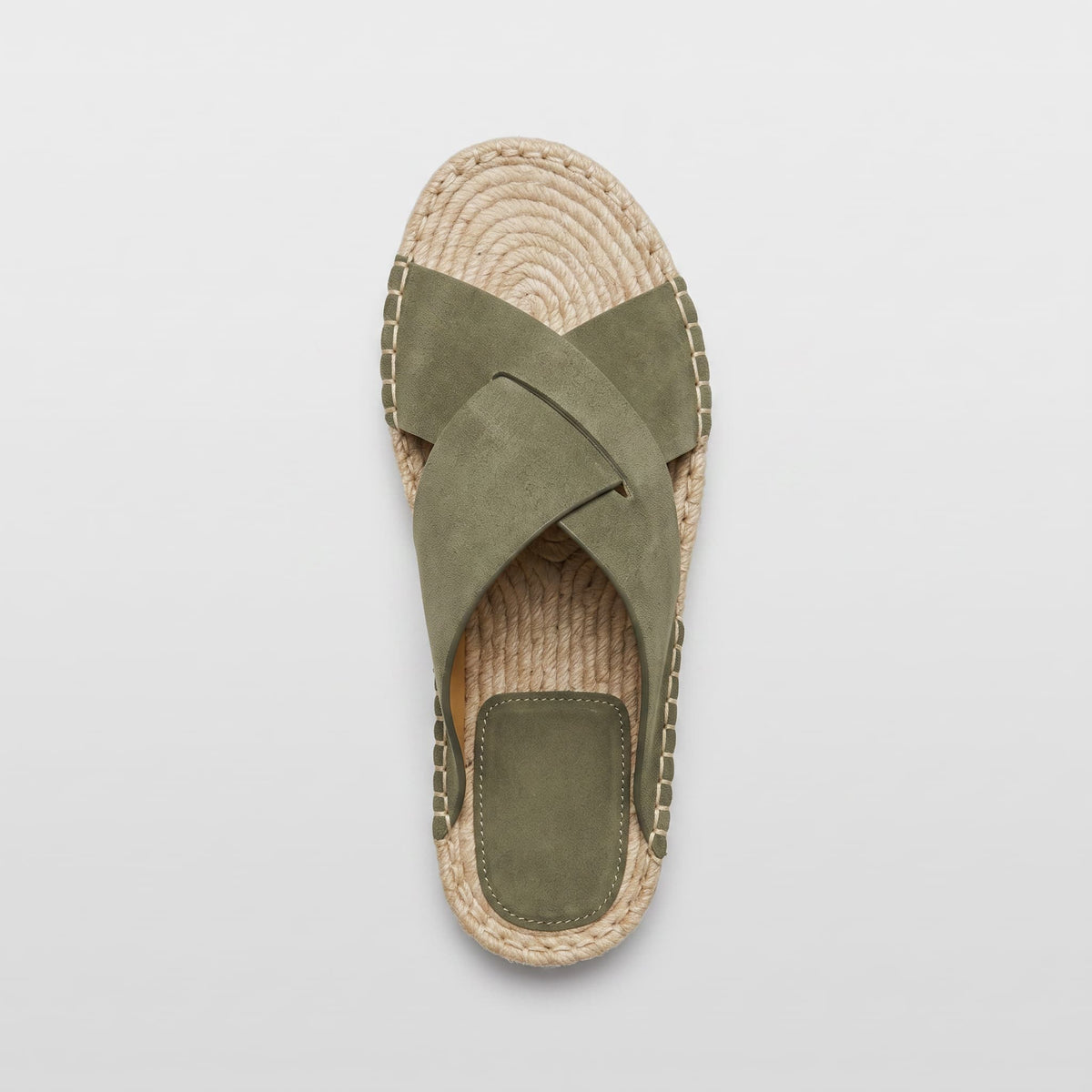 Sandálias Slide Espadrille de Camurça Corsham