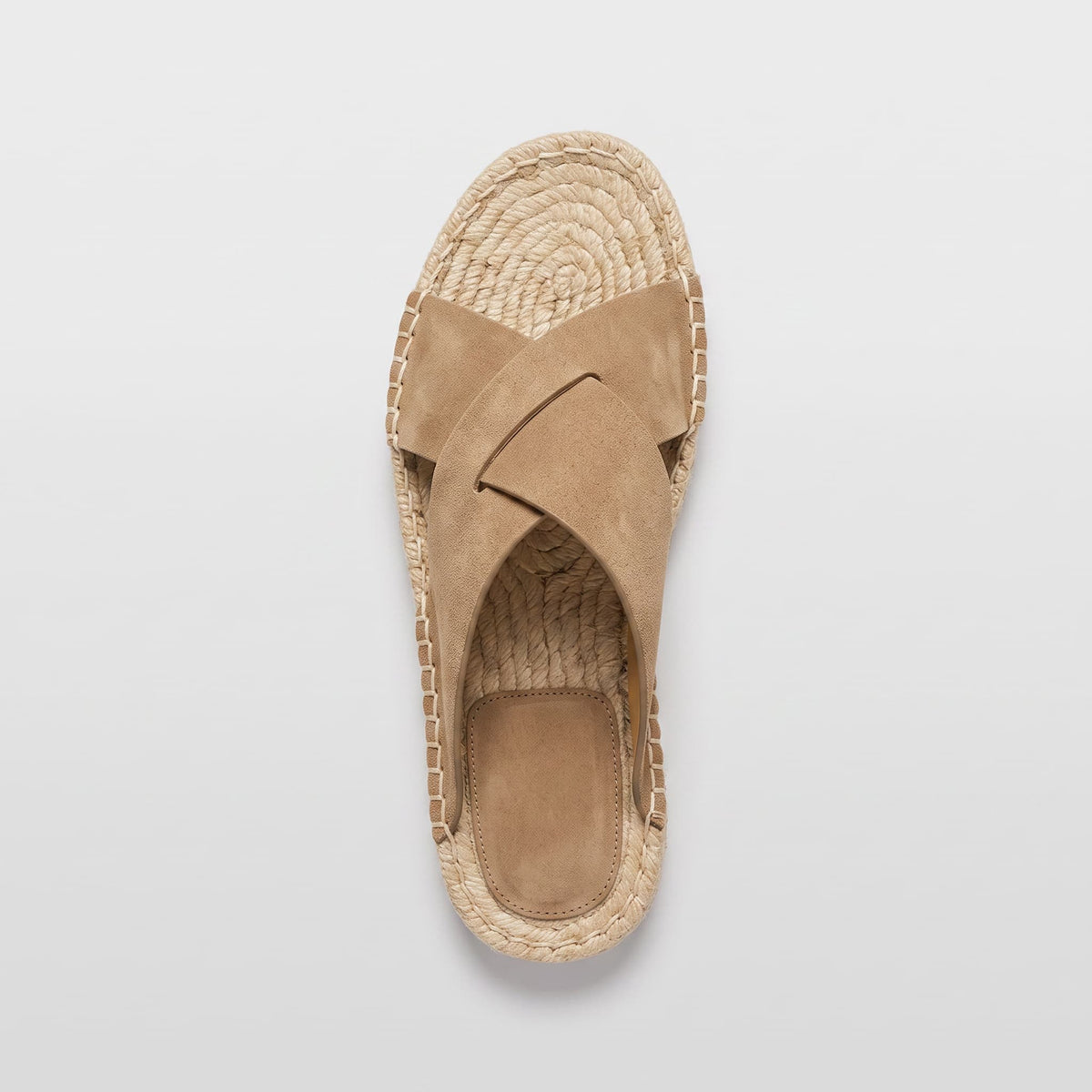 Sandálias Slide Espadrille de Camurça Corsham