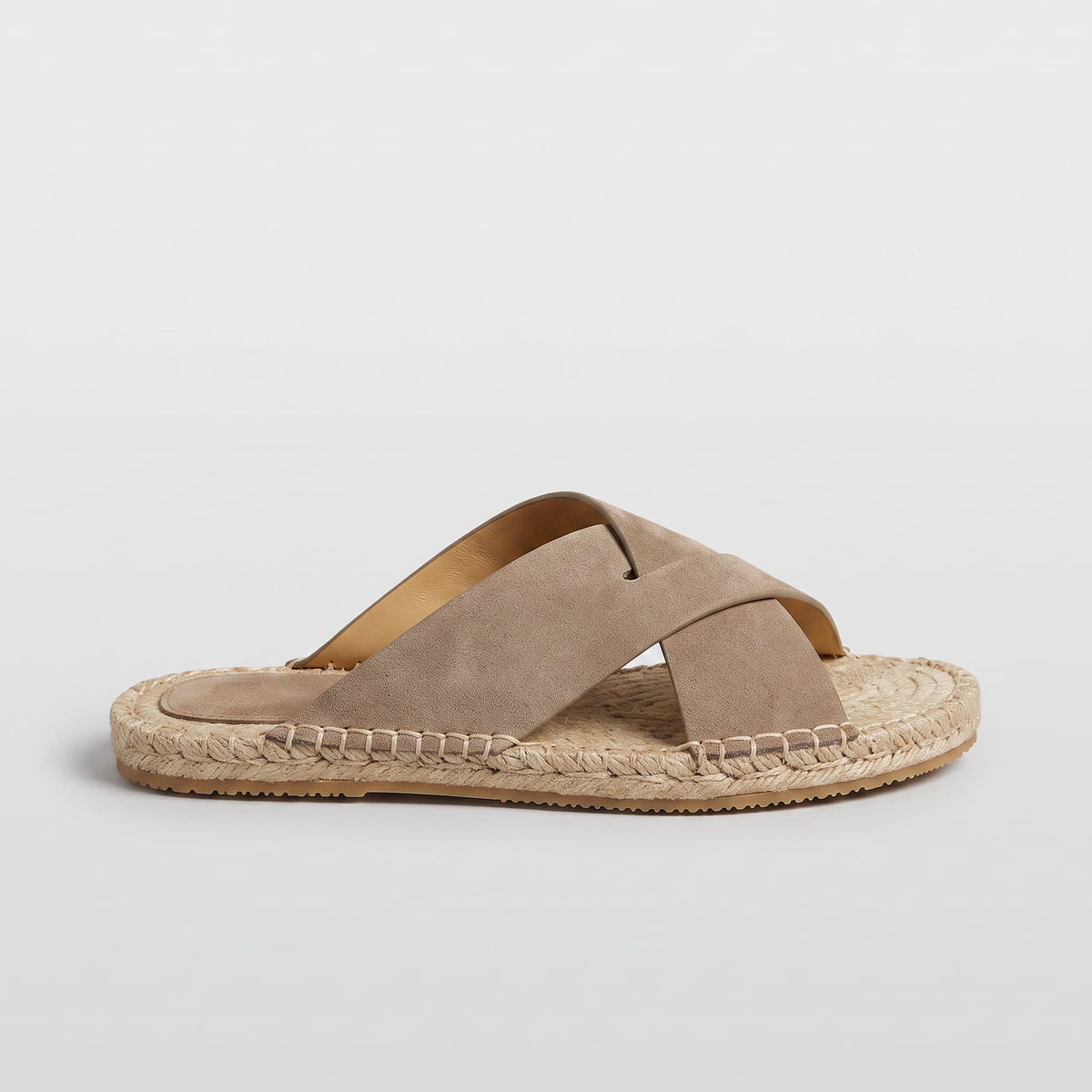 Sandálias Slide Espadrille de Camurça Corsham