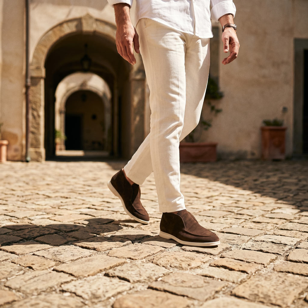 Mocassins Alston de Cano Alto – Estilo e Conforto a Cada Passo