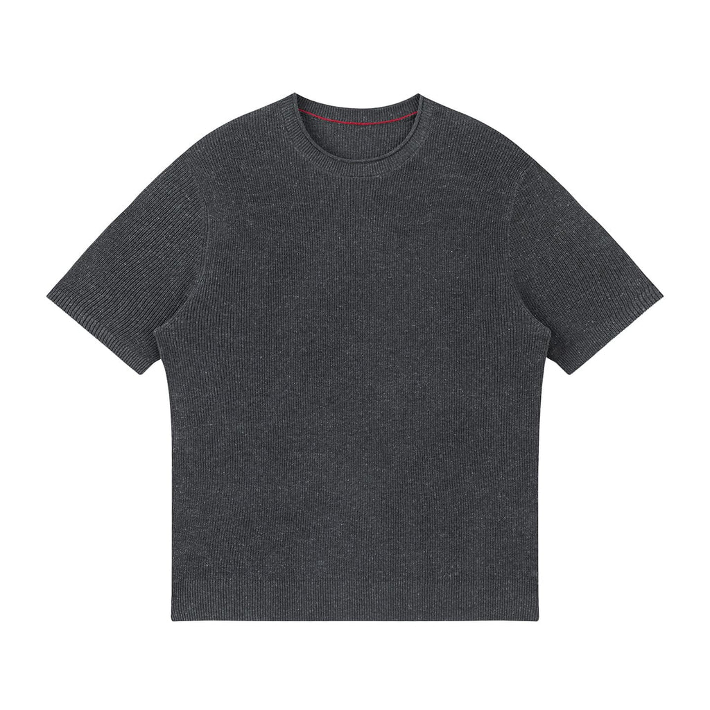 Camiseta Bellagio de Malha Canelada Texturizada