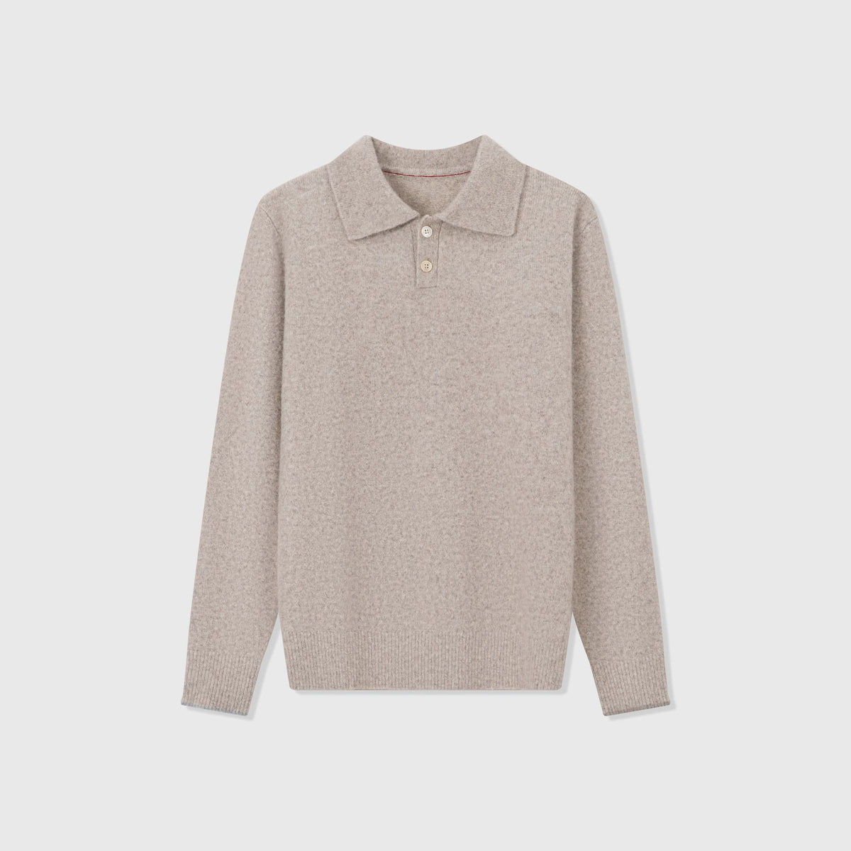 Suéter Polo de Tricô Escovado Premium Sirolo