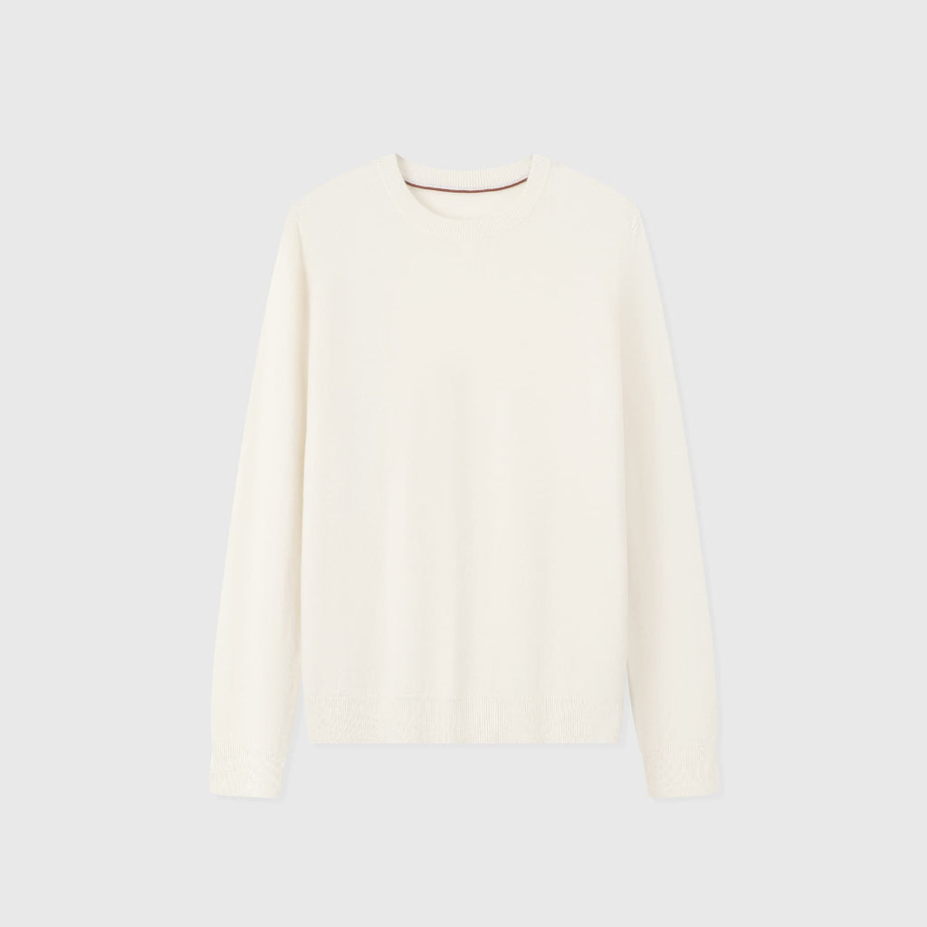 Suéter Merano de lã e cashmere com gola careca