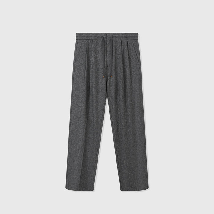 Calça de alfaiataria Anzio em mistura de lã e seda