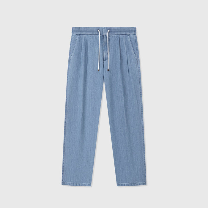 Calça Ostia de corte relaxado com cordão