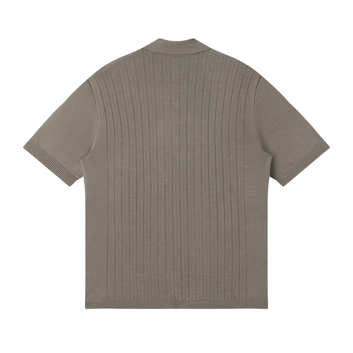 Camisa Polo Pietra de Tricô Canelado Texturizado