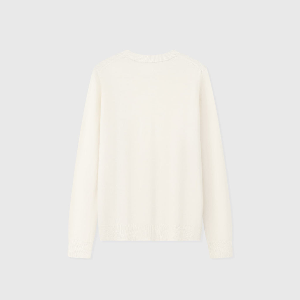 Suéter Merano de lã e cashmere com gola careca