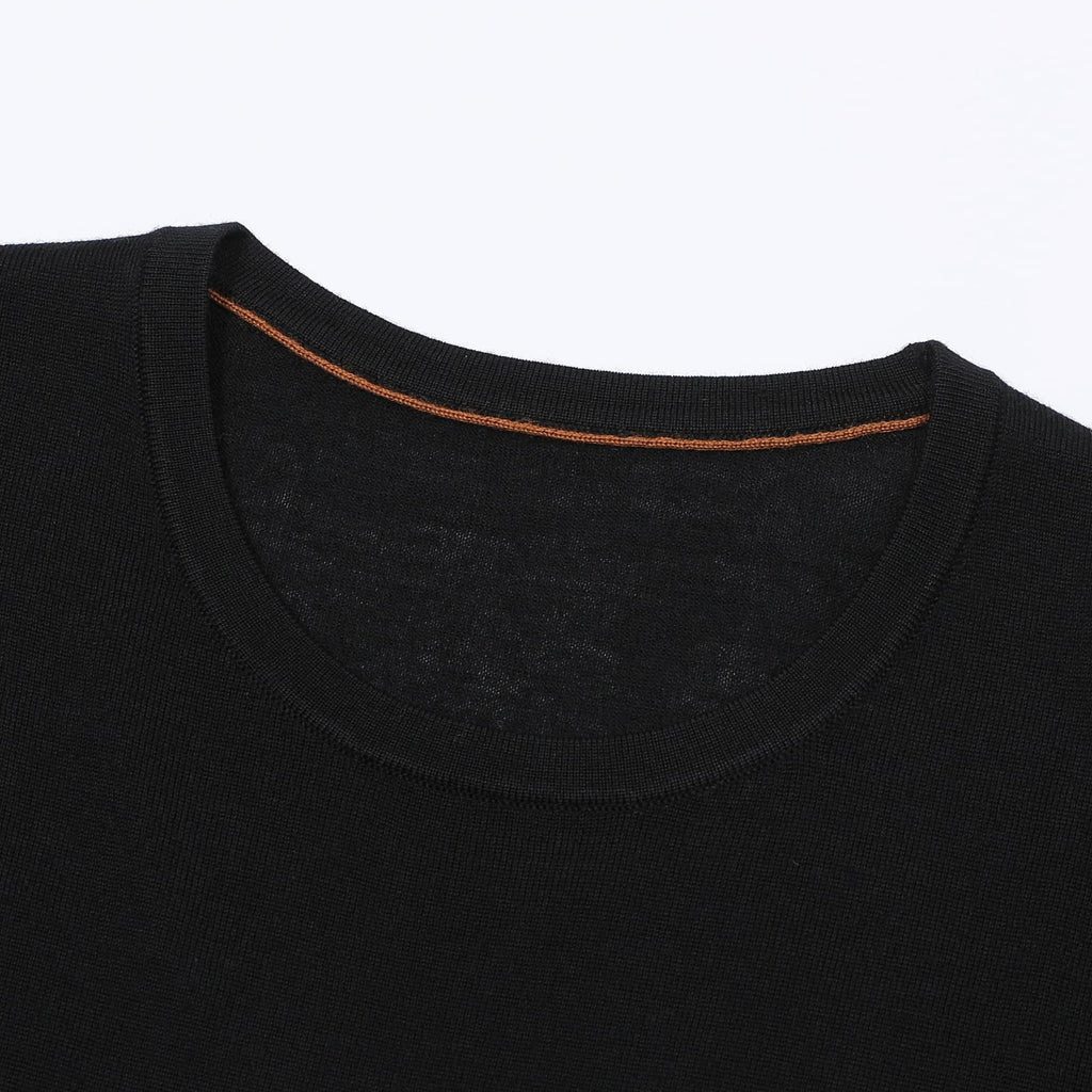Suéter Harlow de Lã Premium com Gola Redonda