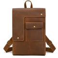 Mochila de Couro Vintage Clássica Huxley