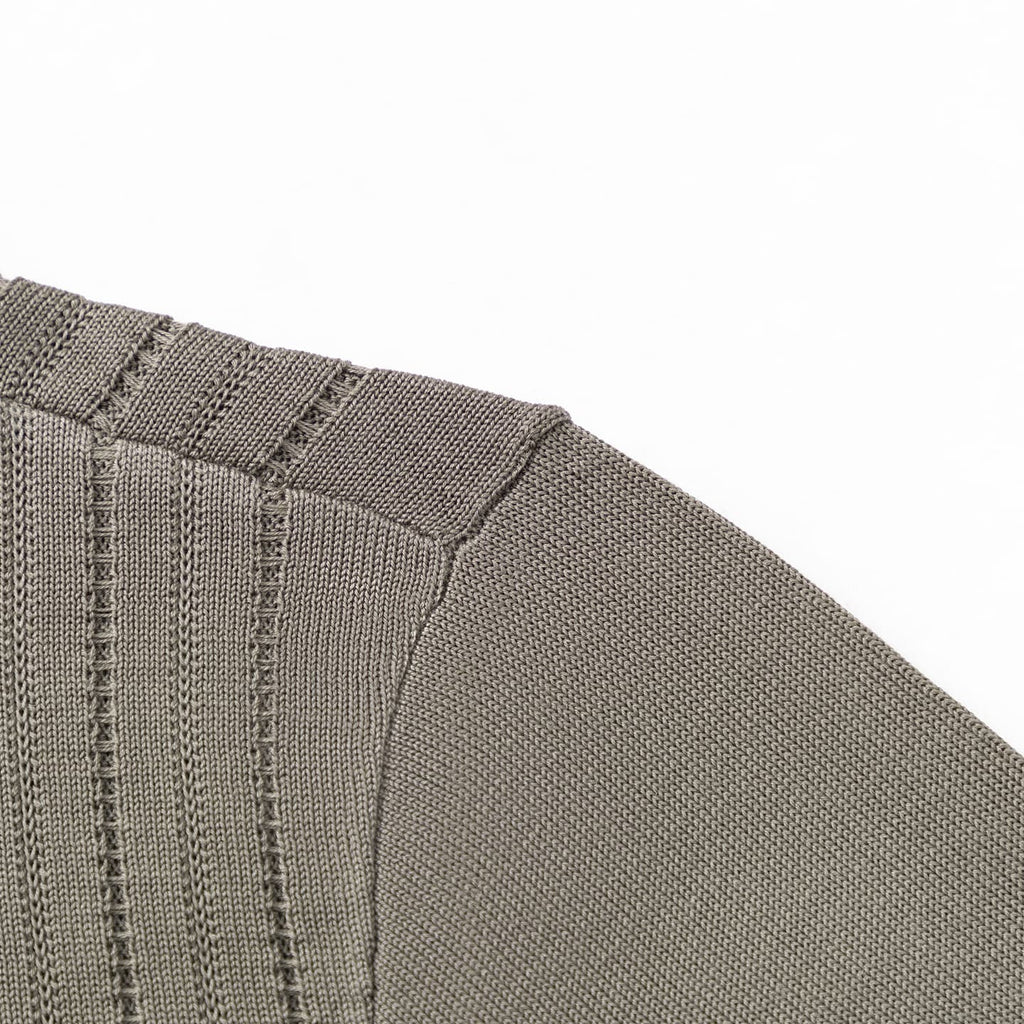 Camisa Polo Pietra de Tricô Canelado Texturizado