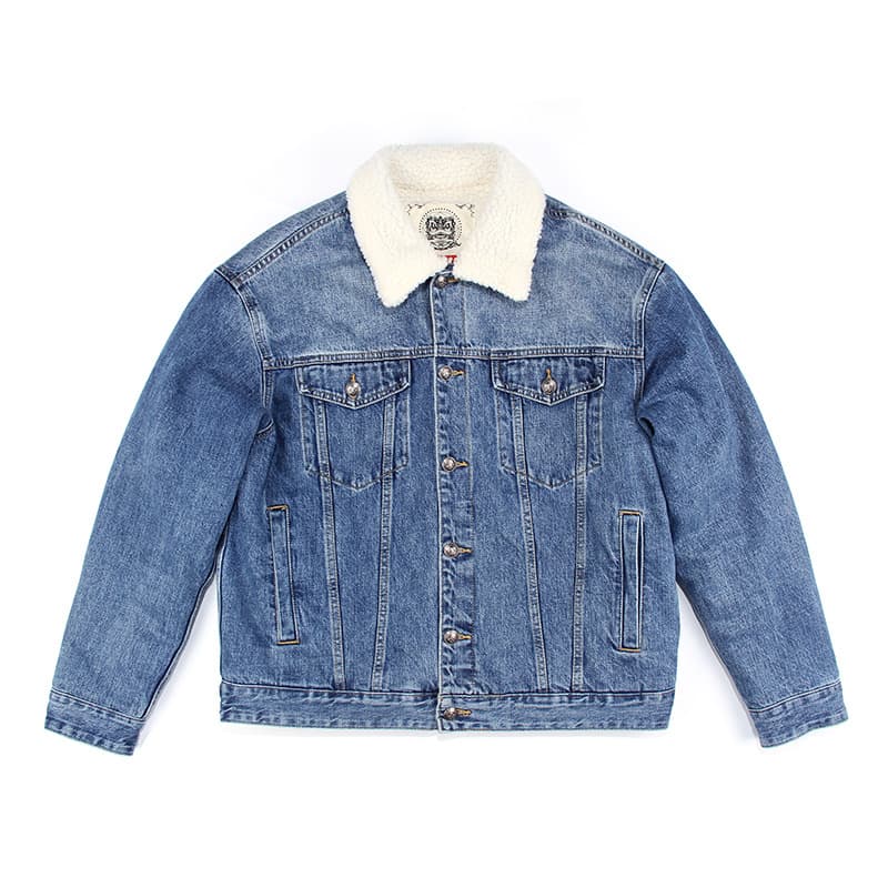 Jaqueta Jeans Hackney Forrada com Sherpa