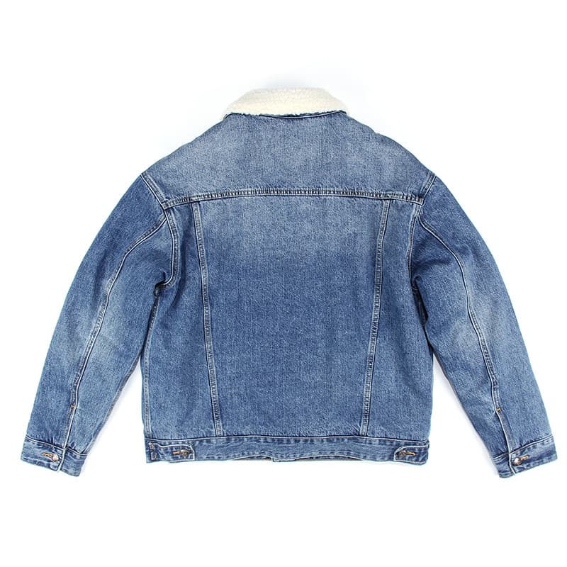 Jaqueta Jeans Hackney Forrada com Sherpa