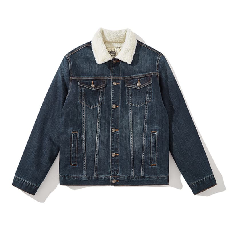 Jaqueta Jeans Hackney Forrada com Sherpa