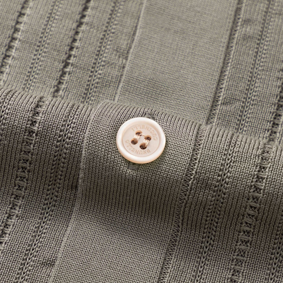Camisa Polo Pietra de Tricô Canelado Texturizado