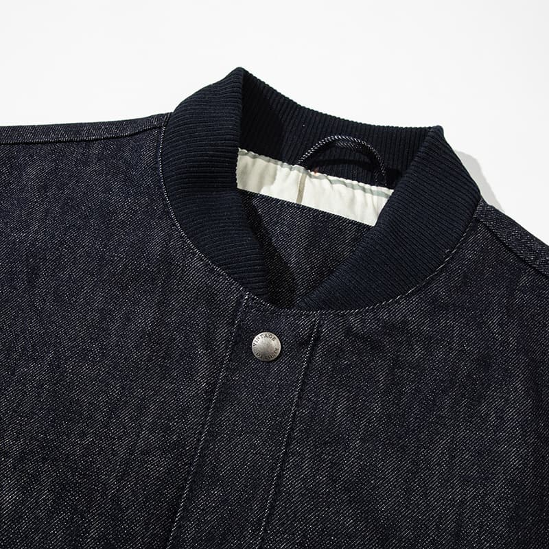 Jaqueta Bomber Premium Winslow em Denim Cru