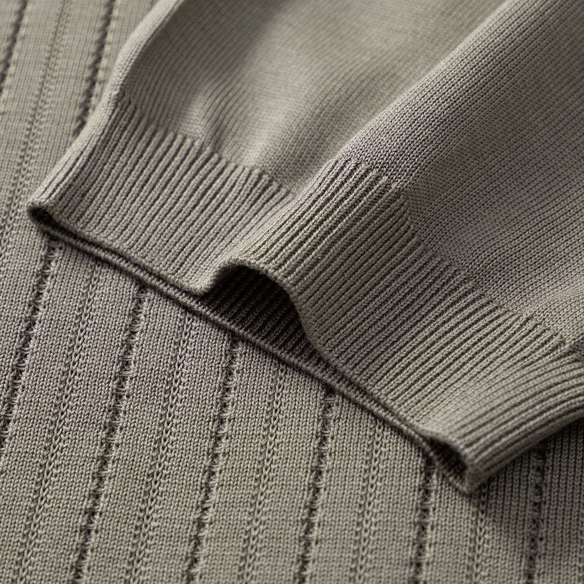Camisa Polo Pietra de Tricô Canelado Texturizado