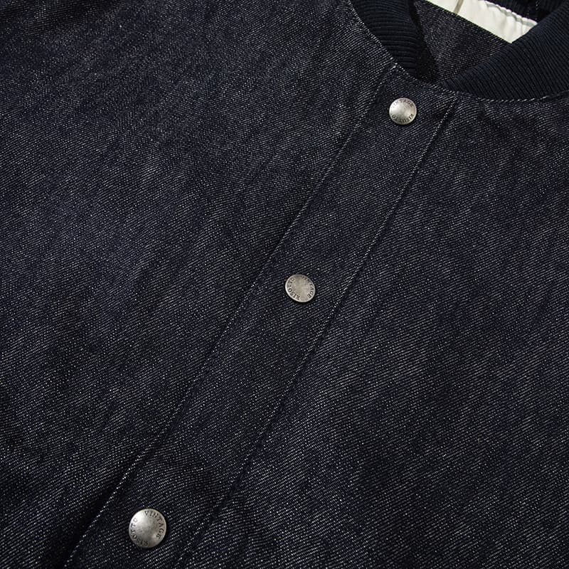 Jaqueta Bomber Premium Winslow em Denim Cru
