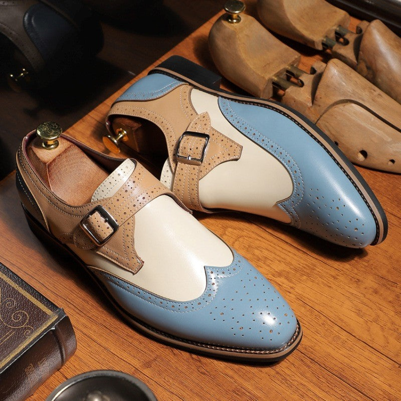 Sapatos sociais clássicos de couro Windsor