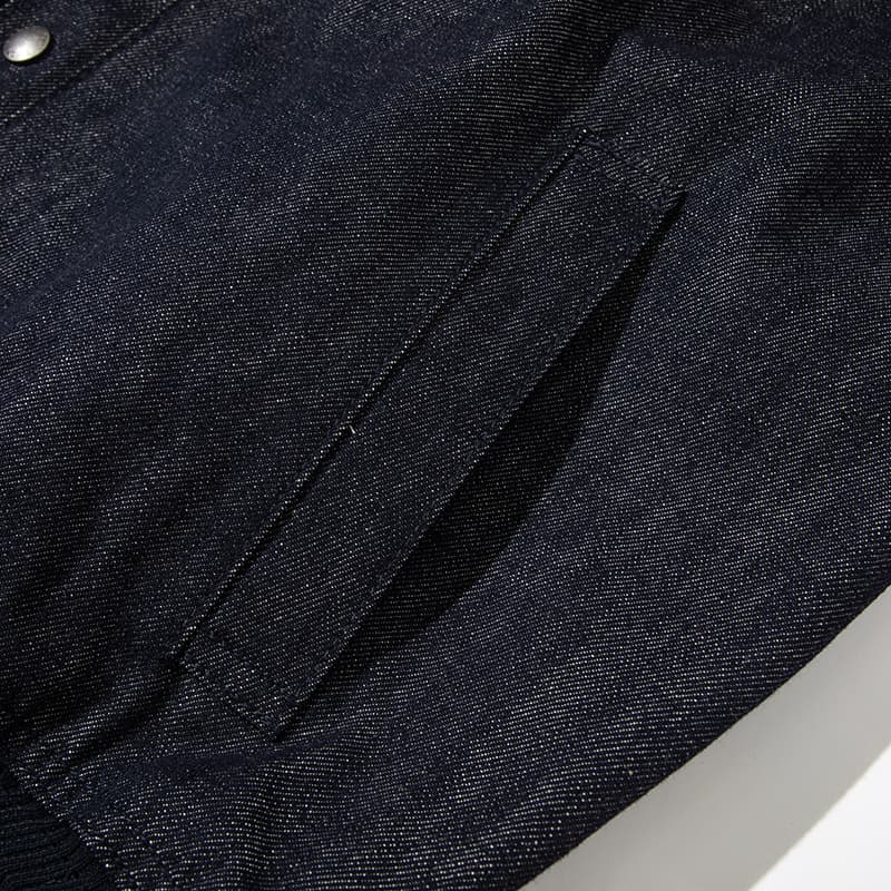 Jaqueta Bomber Premium Winslow em Denim Cru